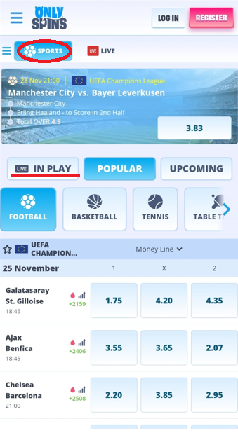 Basti sportiv – parashikim i lehtë dhe i shpejtë